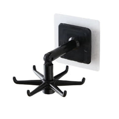 360° Rotating Kitchen Hook – No-Drill Self-Adhesive Kitchen Organizer & Multipurpose Hook 2 PAIRS